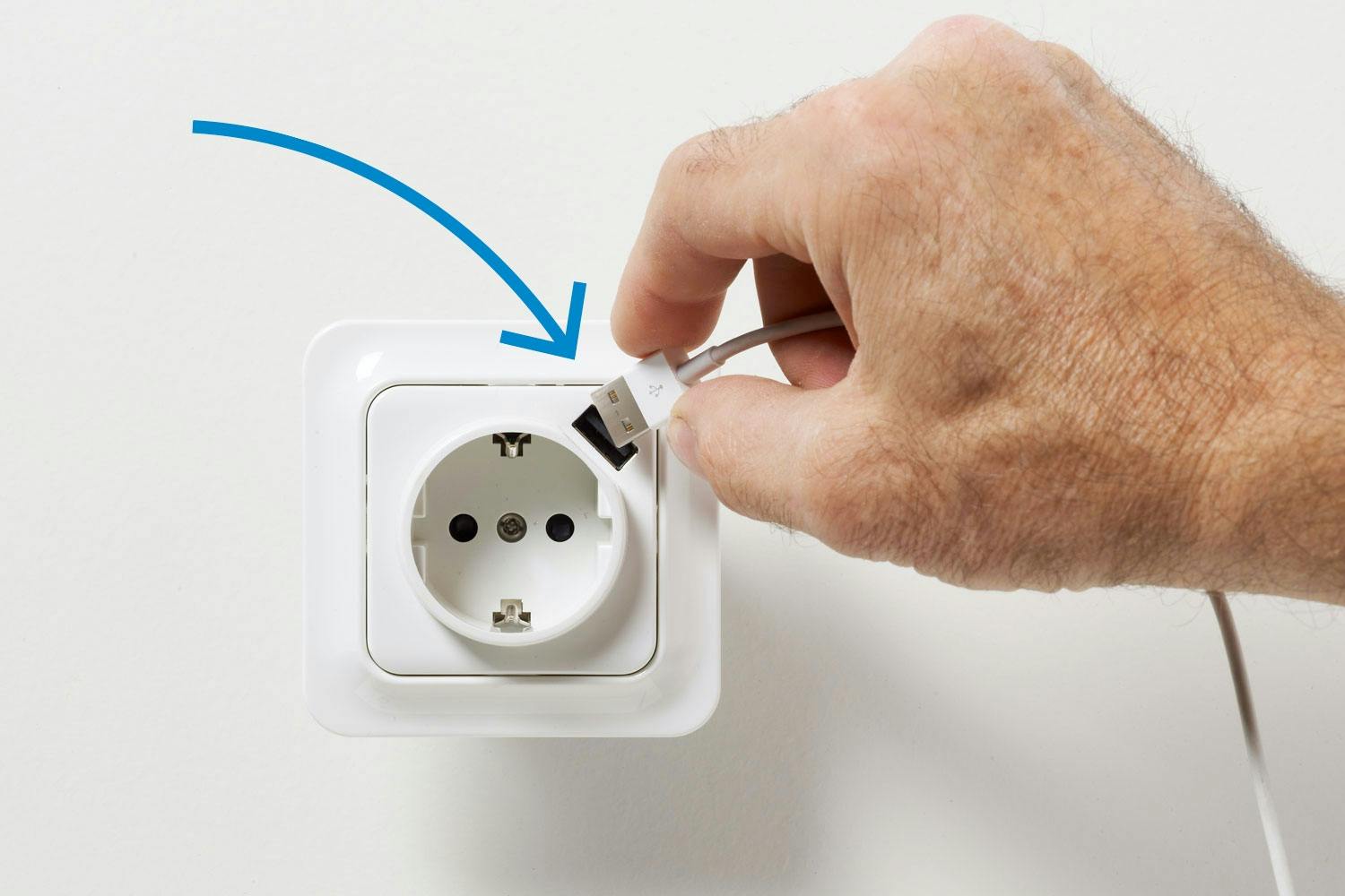 USB Stikkontakt med indbygget USB Gor Det Selv USB Stikkontakt med indbygget USB Gor Det Selv
